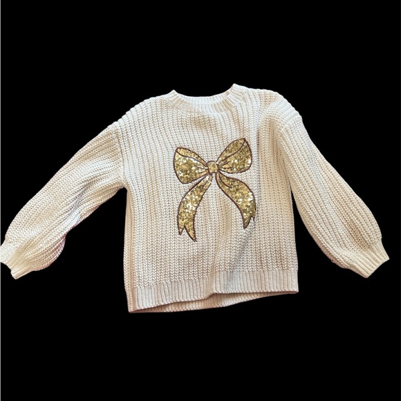 KNIT CHENILLE SWEATER - Picture 2 of 2